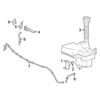 Lexus OE - Front Lamps - Washer Components