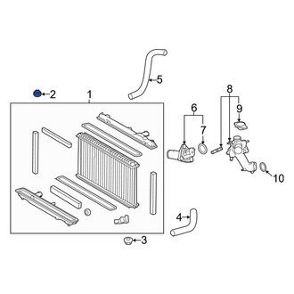 Lexus OE - Upper Radiator Insulator