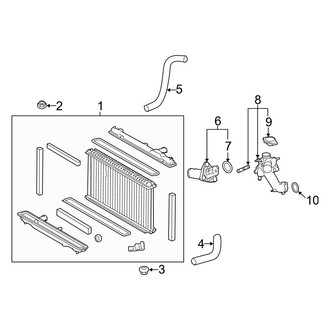 Lexus OE - Cooling - Radiator & Components