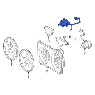 Lexus OE - Right Engine Cooling Fan Motor