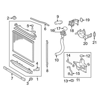 Lexus OE - Cooling - Radiator & Components