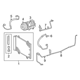 Lexus OE - Air Conditioner & Heater - Condenser, Compressor & Lines