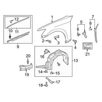 Lexus OE - Front Door Interior Trim Panel Retainer