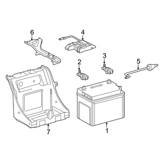 Lexus OE - Electrical - Battery (Conventional)