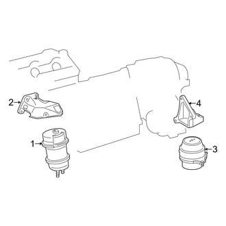 Lexus OE - Engine & Transmission Mounting (AWD)
