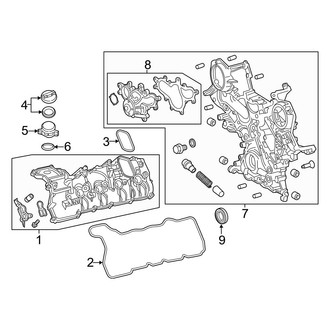 Lexus OE - Engine - Valve & Timing Covers