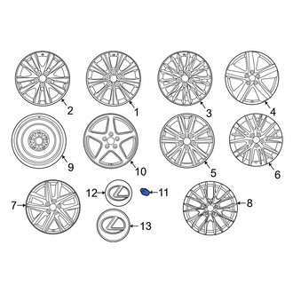Lexus OE - Wheel Lug Nut