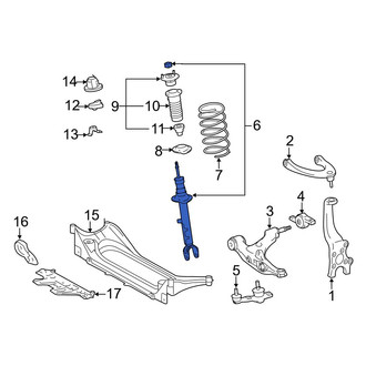 Lexus OE - Front Left Suspension Strut