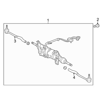 Lexus OE - Steering Gear & Linkage - Rear Steering Components (Rear Steering), (RWD)