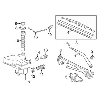 Lexus OE - Windshield - Wiper & Washer Components