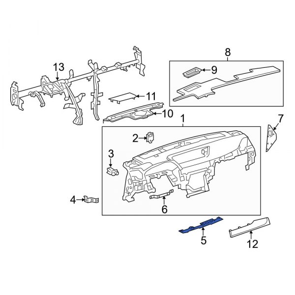 Instrument Panel Mounting Bracket