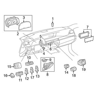 Lexus OE - Instrument Panel - Cluster & Switches
