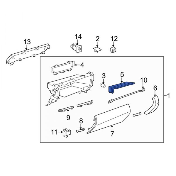 Glove Box Bracket