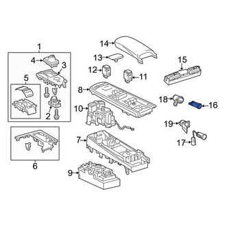 Lexus OE - Center 12 Volt Accessory Power Outlet