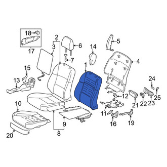 Lexus OE - Front Right Seat Back Cushion Cover
