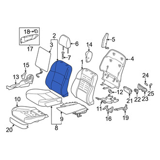 Lexus OE - Front Right Seat Back Cushion Cover