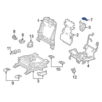 Lexus OE - Front Left Upper Climate Controlled Seat Duct