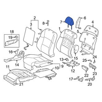 Lexus OE - Front Left Headrest