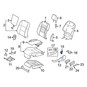 Lexus OE - Front Left Seat Frame Trim Panel Screw Cap