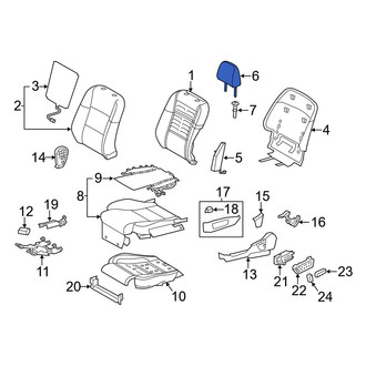 Lexus OE - Front Left Headrest