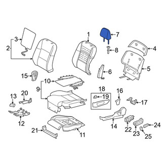 Lexus OE - Front Left Headrest
