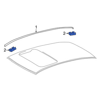 Lexus OE - Rear Roof Drip Molding Clip