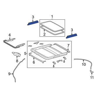 Lexus OE - Sunroof Opening Trim