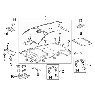 Lexus OE - Roof - Interior Trim