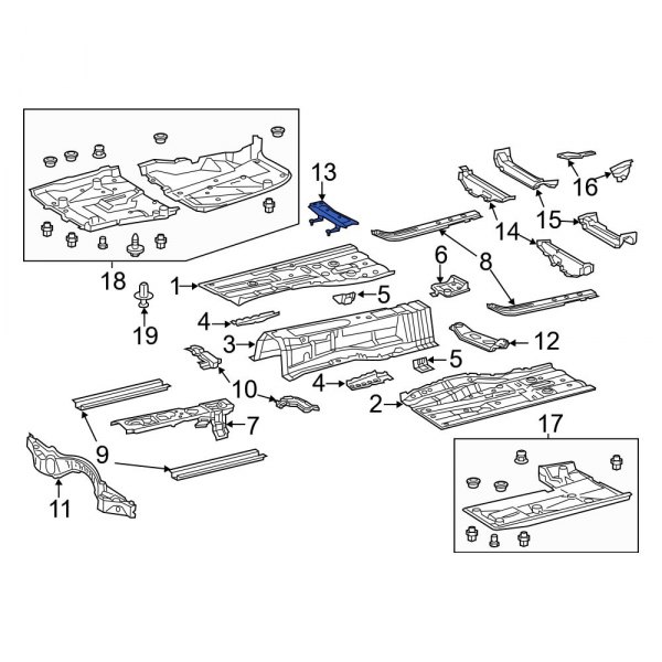 Floor Pan Reinforcement Brace