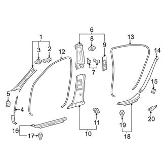 Lexus OE - Pillars, Rocker & Floor - Interior Trim