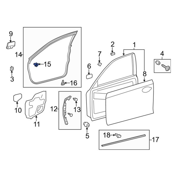 Door Seal Clip