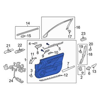 Lexus OE - Front Right Inner Door Interior Trim Panel