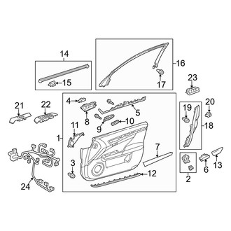 Lexus OE - Front Door - Interior Trim