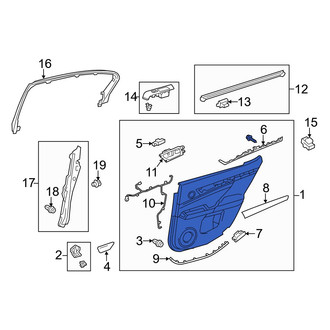 Lexus OE - Front Right Inner Door Interior Trim Panel