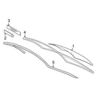 Lexus OE - Back Glass - Glass