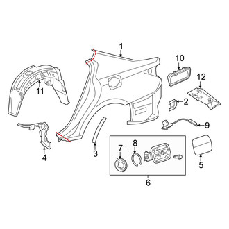 Lexus OE - Quarter Panel & Components