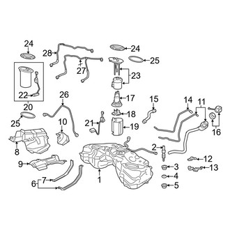 Lexus OE - Fuel System Components