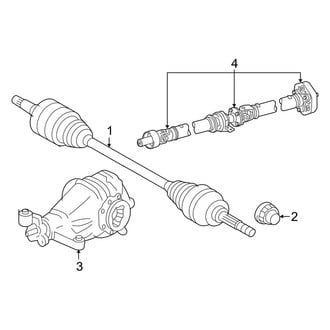 Lexus OE - Rear Suspension - Axle & Differential