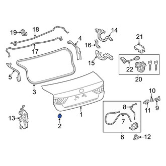 Lexus OE - Deck Lid Stop Buffer