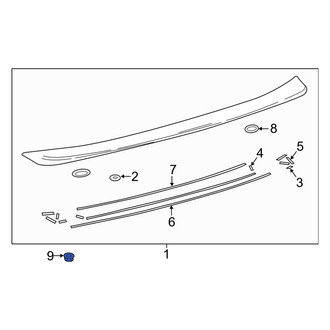 Lexus OE - Spoiler Nut