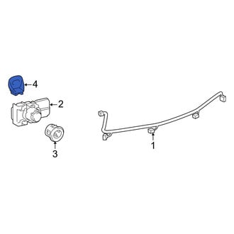 Lexus OE - Rear Parking Aid Sensor Clip