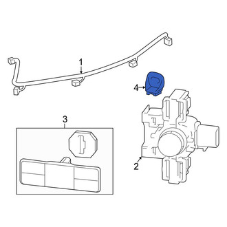 Lexus OE - Rear Parking Aid Sensor Clip