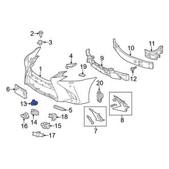 Lexus OE - Ambient Air Temperature Sensor