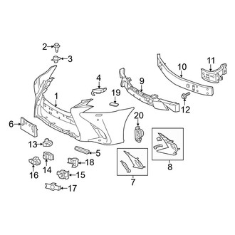Lexus OE - Front Bumper - Bumper & Components