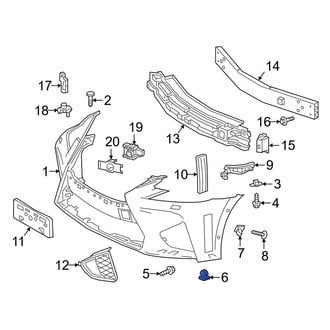 Lexus OE - Bumper Cover Nut