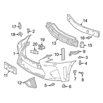 Lexus OE - Front Bumper - Bumper & Components