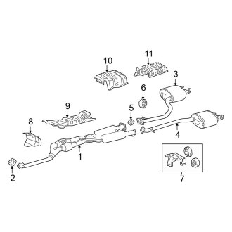 2019 Lexus GS300 OEM Exhaust Parts | Systems, Tips — CARiD.com