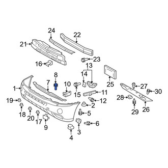 Lexus OE - Front Valance Panel Clip