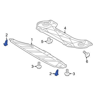 Lexus OE - Rear Lower Bumper Cover Retainer