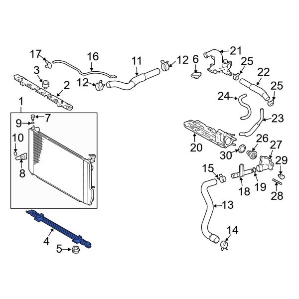 Radiator Support Panel